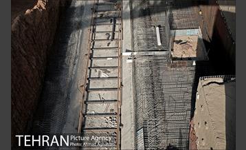 مراسم ورود ماشین حفار به ایستگاه B7 خط 7مترو 2