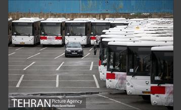 آیین بهره برداری از ۱۱۰ دستگاه اتوبوس و مینی بوس ناوگان حمل و نقل عمومی تهران 5