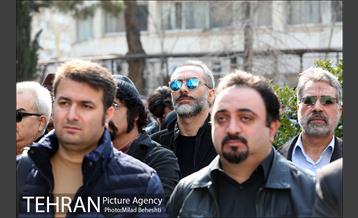 مراسم تشییع پیکر علی معلم 22