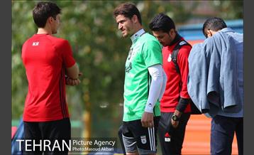 تمرین تیم ملی فوتبال 1