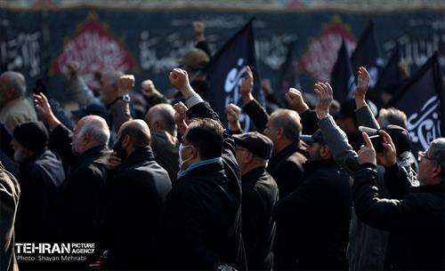 عزاداری شهادت حضرت فاطمه(س) در میدان هفت تیر 18