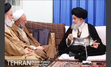 دیدار شهردار تهران با آیت الله العظمی علوی گرگانی  11