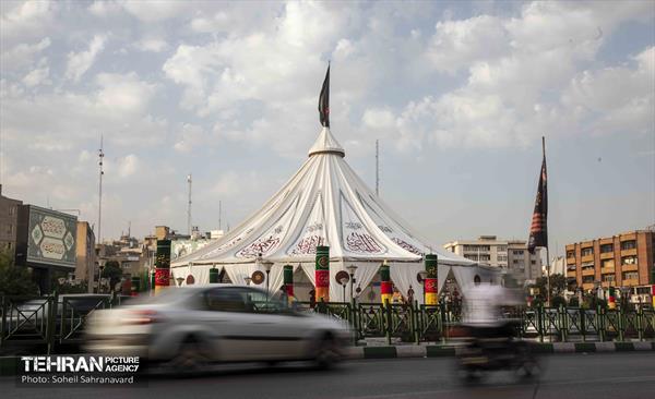 خیمه عاشورایی در میدان هفتم تیر 27