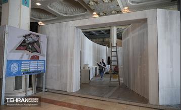 آماده سازی نمایشگاه مطبوعات 1