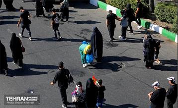 خدمات شهرداری تهران در راهپیمایی جاماندگان حسینی(ع) 4