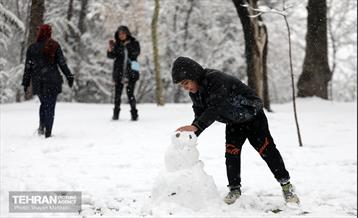 بارش برف در تهران 25