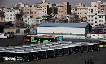 ورود اتوبوس‌های دوکابین جدید به تهران 35