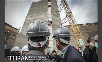 بازدید فتاح رئیس بنیاد مستضعفان از ساختمان پلاسکو 22