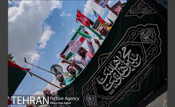 حضور اعضای هیئت هنر در راهپیمایی روز قدس 7