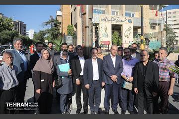 رونمایی از المان یادبود شهدای جنگ 12 روزه میدان قدس 10
