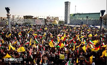 تجمع قدردانی از عملیات وعده صادق ۲ در میدان امام حسین (ع) 24