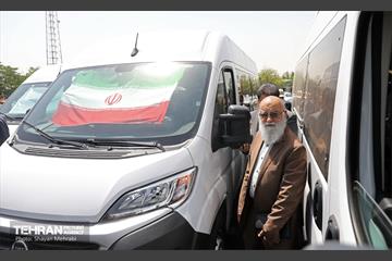 رونمایی از ۱۰۰ دستگاه اتوبوس ناوگان حمل و نقل عمومی شهر تهران 23