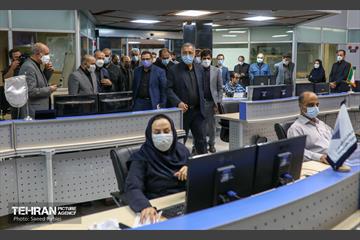 حضور شهردار تهران در مرکز کنترل ترافیک شهرداری تهران 31