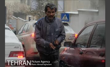 بارش نخستین برف پاییزی تهران 33