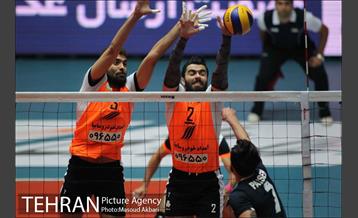دیدار سایپا و پارسه تهران در لیگ برتر والیبال 11