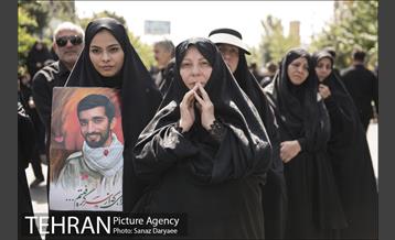 تشییع پیکر مطهر شهید محسن حججی 19