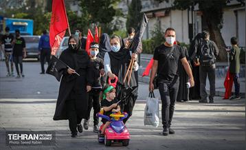 مراسم پیاده روی جاماندگان اربعین حسینی در تهران 8