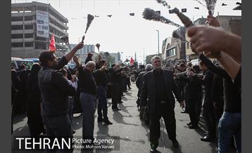 راهپیمایی جاماندگان اربعین حسینی از کربلا در تهران 3