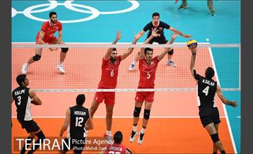 دیدار والیبال ایران و مصر در المپیک ریو 8
