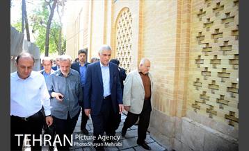 بازدید شهردار تهران از ساختمان کلاه فرنگی، دانشگاه تربیت معلم خوارزمی و تابلو نقش رستم ورزشگاه شیرودی به مناسبت روز تهران 14