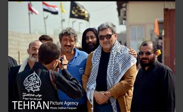 بازدید پیروز حناچی از موکب‌های مسیر نجف تا کربلا 12