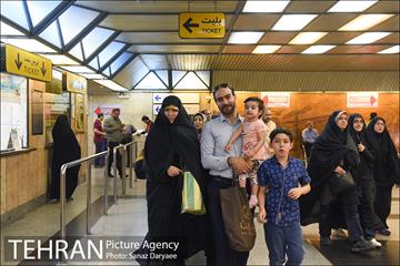 خدمات‌رسانی مترو تهران به نمازگزاران عیدسعیدفطر 9