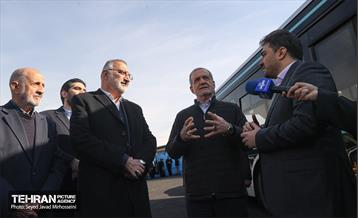 مراسم رونمایی از نخستین بسته حمل و نقل عمومی برقی تهران 66