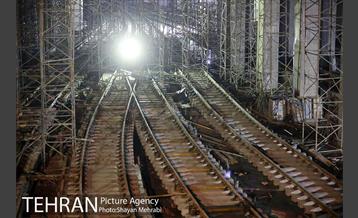 "پایانه اکباتان" اولین و تنها پارکینگ زیرزمینی قطارهای شهری 61