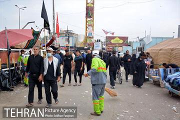 خدمت رسانی شهرداری تهران در شهر کربلا 12