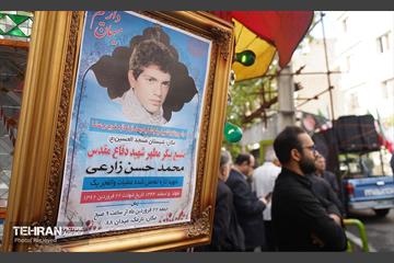 تشییع پیکر مطهر شهید محمد حسن زارعی در منطقه ۸ 23