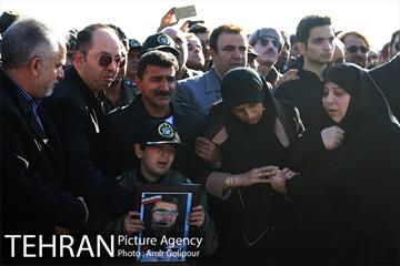 مراسم تشییع شهدای حادثه سقوط هواپیما  21