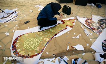 کارگاه ساخت علامت های عاشورایی