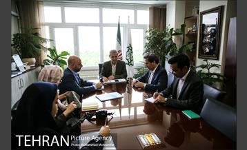 دیدار دبیر کل متروپلیس با معاون مالی و اقتصادی شهری 6