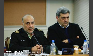 نشست شورای معاونین، مشاوران و شهرداران مناطق ۲۲گانه و مراسم تکریم و معارفه فرمانده یگان حفاظت شهرداری تهران 16