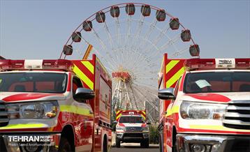 رونمایی از تجهیزات جدید سازمان آتش نشانی تهران  35