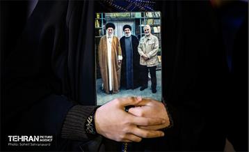 مراسم عزاداری شهادت رهبر انقلاب اسلامی در میدان شهدای هفتم تیر 30
