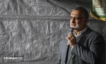 بازدید شهردار تهران از مسجد شهید بهشتی 12