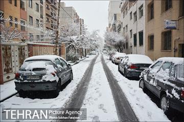 بارش برف زمستانی در تهران-2 4