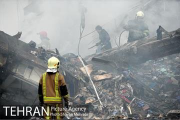 سومین روز عملیات امداد ونجات حادثه پلاسکو -4 4
