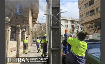 اجرای طرح استقبال از نوروز ۱۴۰۰ در منطقه 8