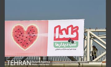 به استقبال شب یلدا همراه با زیباسازی شهر تهران 7