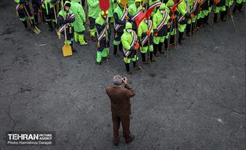 مانور برف روبی شهرداری منطقه 6 28