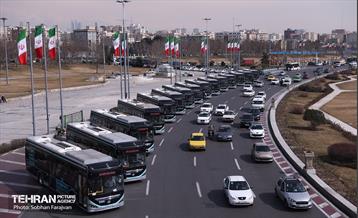 آیین رونمایی و ورود ناوگان حمل‌ونقل برقی شهر تهران 26