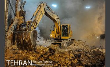 هفتمین روز آواربرداری ساختمان پلاسکو-2 6