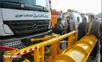 مانور برف روبی شهرداری منطقه 5