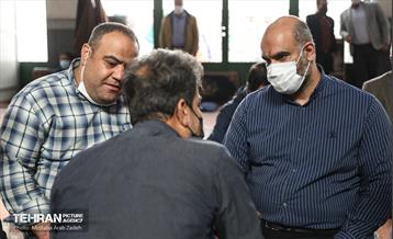 حضور شهردار تهران در مسجد علی ابن الحسین(ع) منطقه 14