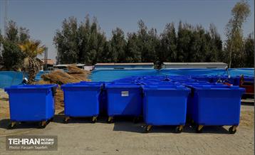 خدمات رسانی شهرداری منطقه 5 در پایانه مرزی مهران 6