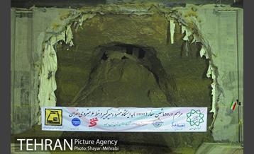 مراسم ورود ماشین حفاری(TBM) به ایستگاه مترو امیرکبیر در خط 6 متروی تهران 15