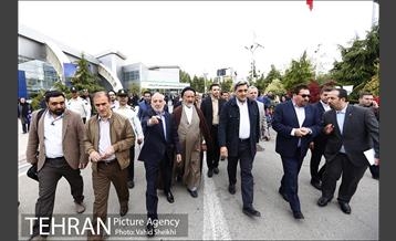 افتتاح هفدهمین نمایشگاه بین المللی گل و گیاه تهران  4