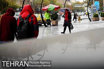 بارش باران پاییزی در تهران 23